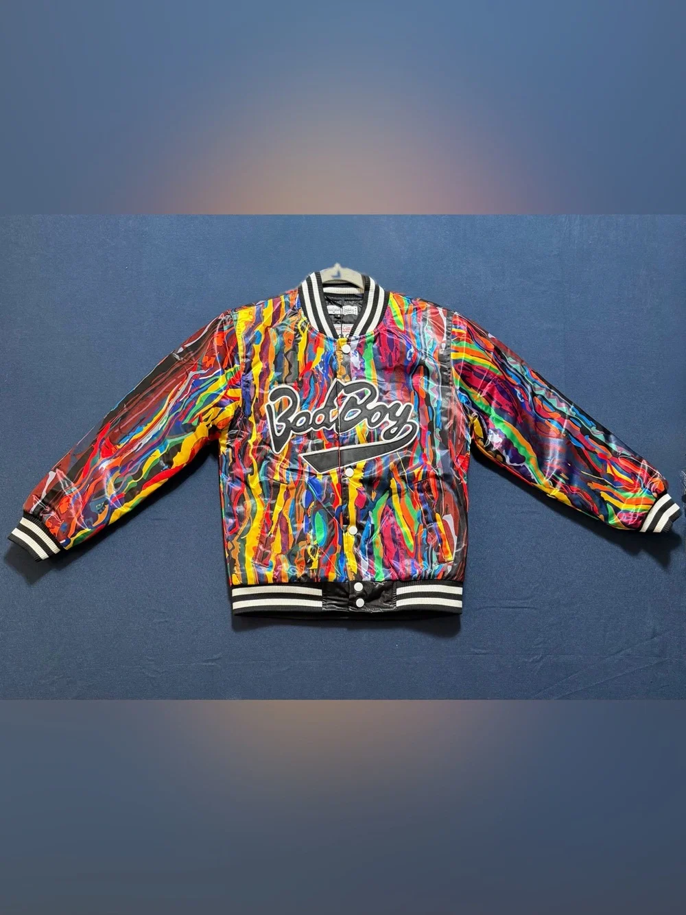 NWT Satin Size S Headgear Classics Bad Boy Jacket